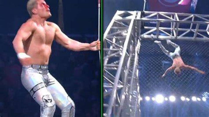 Cody Rhodes Lands Moonsault During AEW's First Cage Match