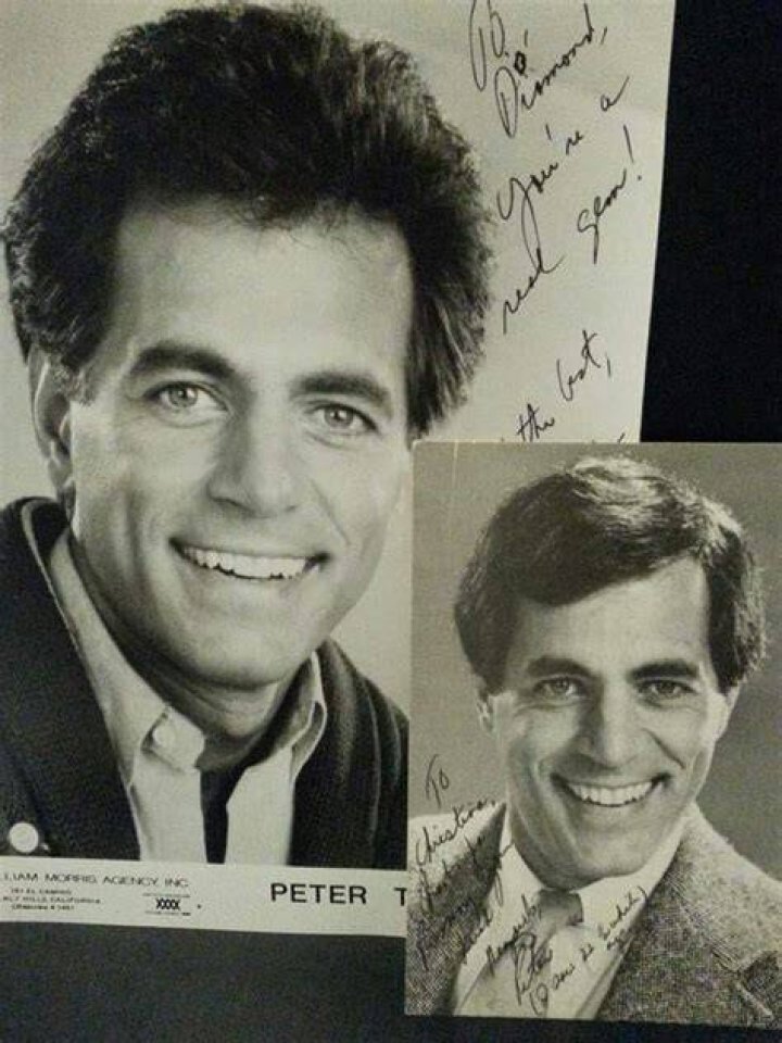 Collage of Peter Tomarken, Todd Newton, and Elizabeth Banks on Press Your Luck.