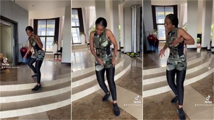 Connie Ferguson Takes Part in One Leg Dance Challenge, Mzansi Glad To See Her in High Spirits