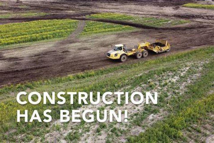 Construction has begun on a private ice rink for the ice hockey-loving president. Photo / Navalny.com