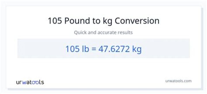 Convert 105 Lbs to Kg Heatfeed