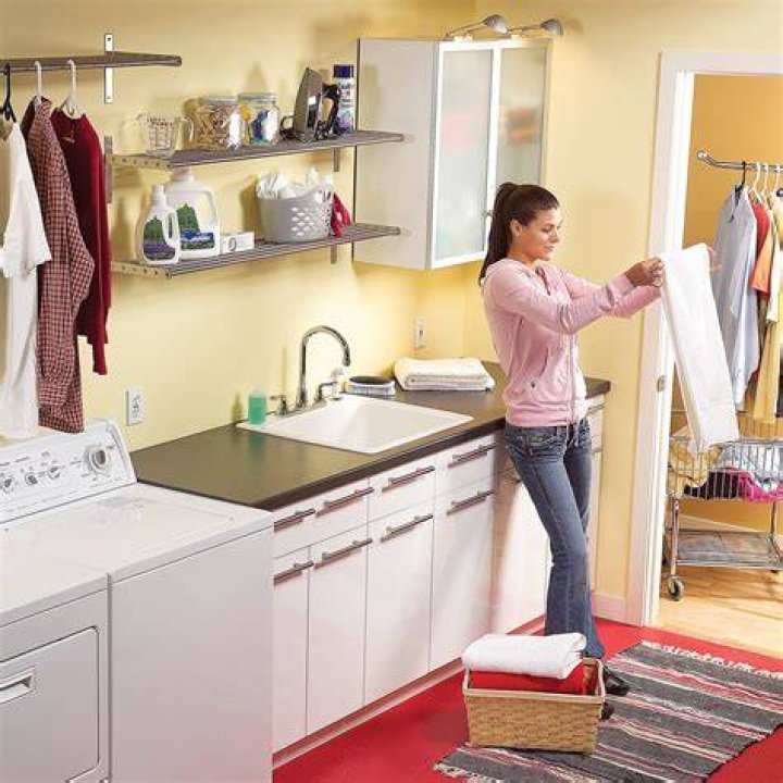 Convert an Unfinished Laundry Area Into a Laundry Room (DIY)