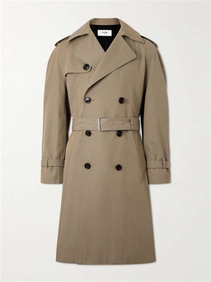 Cotton Gabardine Double-Breasted Trench Coat Cotton Gabardine Double-Breasted Trench Coat