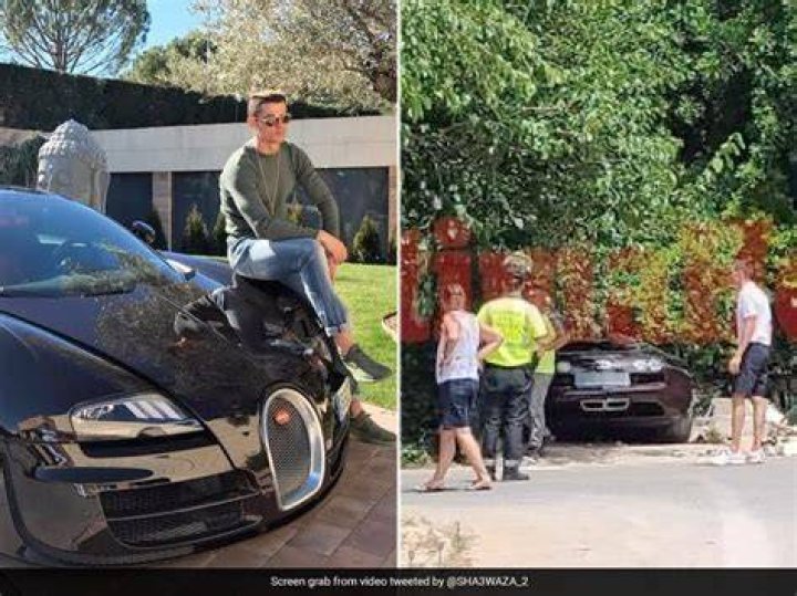 Cristiano Ronaldo’s R34 Million Bugatti Veyron Involved in Crash While the Football Star Holidays in Mallorca