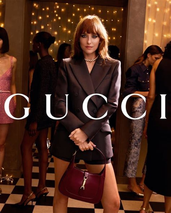 Dakota Johnson in Gucci
