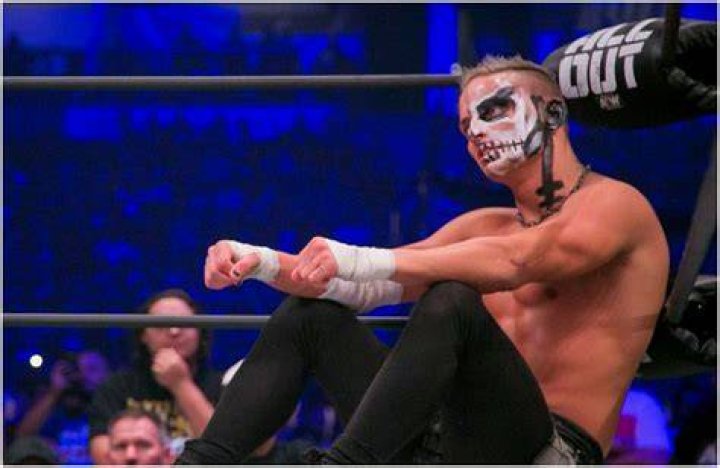 Darby Allin Jumping from a Ladder AEW