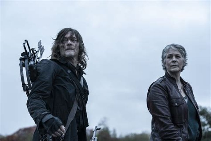 Daryl and Carol in The Walking Dead finale.