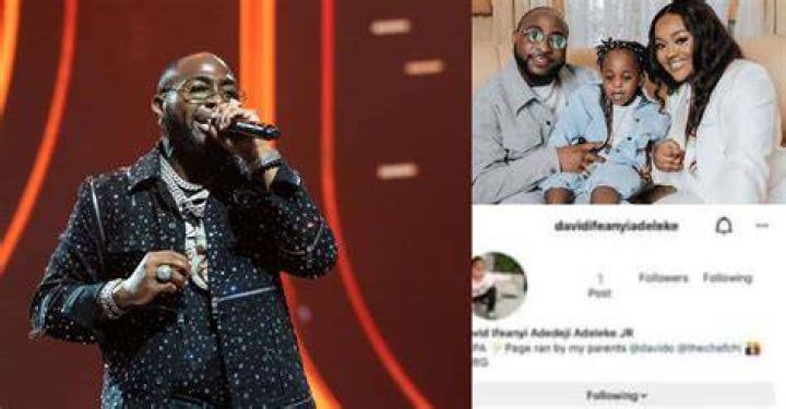 Davido’s Son, Ifeanyi’s, Instagram Page Created During His 3rd Birthday Disabled As the Singer Remains Silent