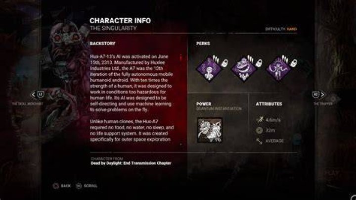 Dead By Daylight Singularity Killer Mori, Power and Perks News For Chapter 28