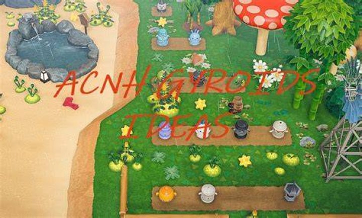 Decorating With Gyroids In Animal Crossing New Horizons