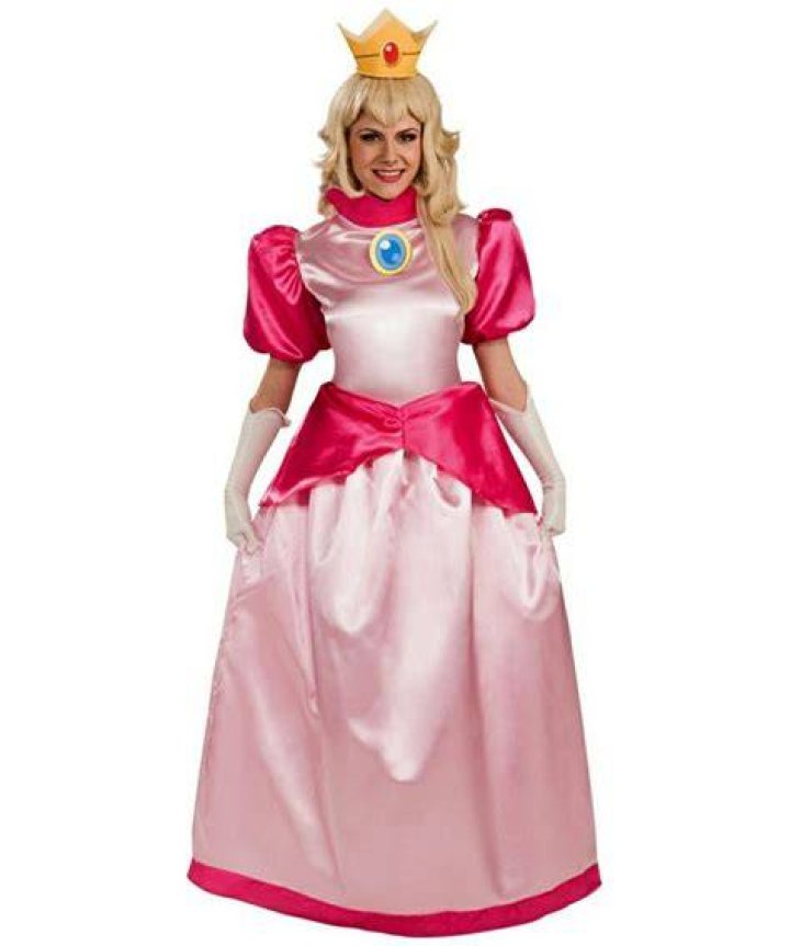 Deluxe Princess Peach Adult Costume Medium