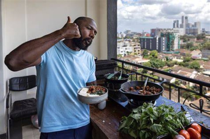 Dennis Ombachi's Nairobi balcony has become famous though his snappy cooking videos