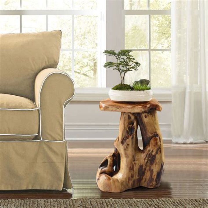 dfh7_ tree trunk end table