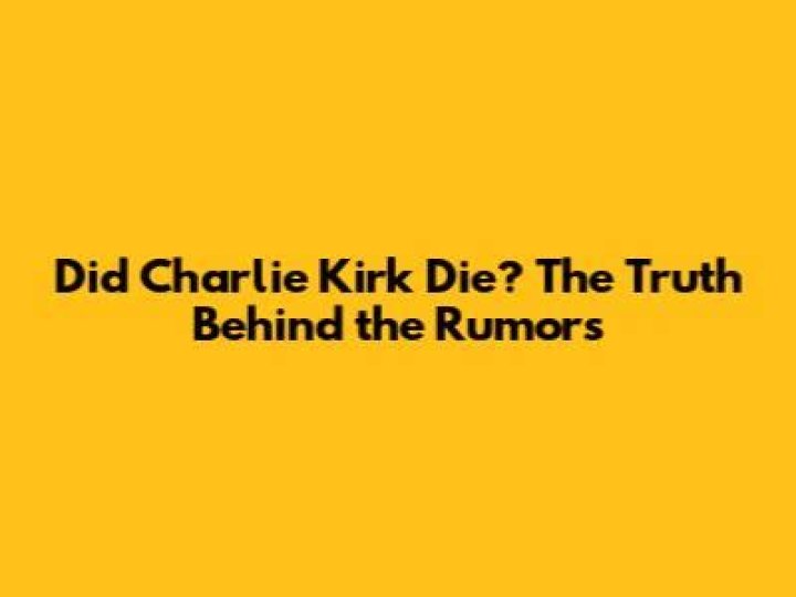 Did Kirk Russell Die? The Truth Behind The Rumors