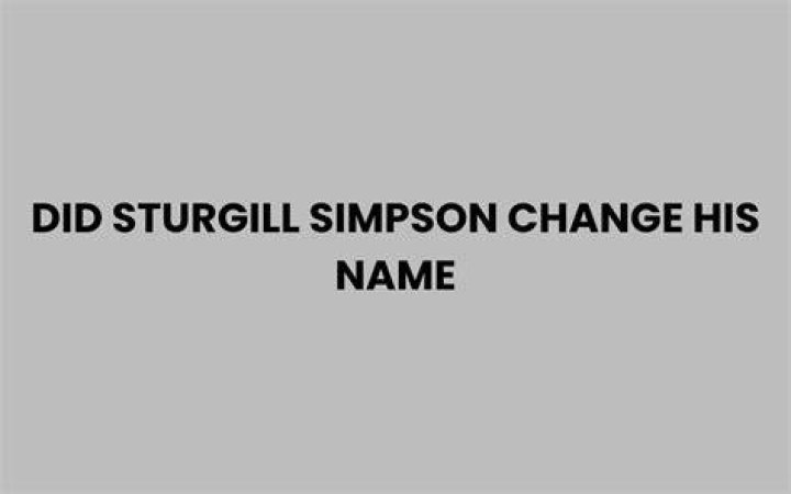 Did Sturgill Simpson Get Divorced? Exploring His Personal Life And Career
