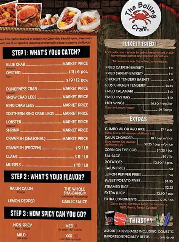 Discovering The Irresistible Boiling Crab Menu