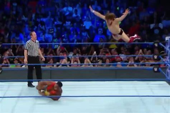 Diving Headbutt Daniel Bryan WWE