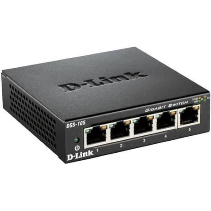Dlink DGS1005 POE+gigabitswitch 5 portar Switchar