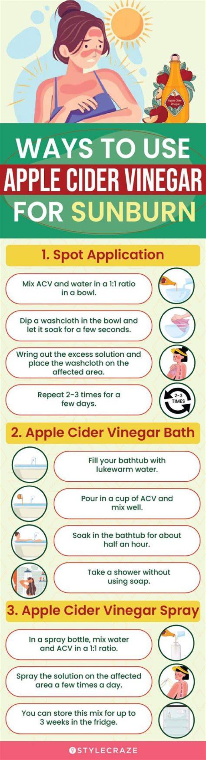 Does Apple Cider Vinegar Really Help Treat A Sunburn?