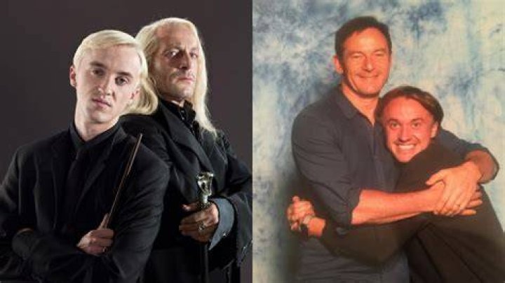 Draco and Lucius Malfoy in Deathly Hallows Part 1