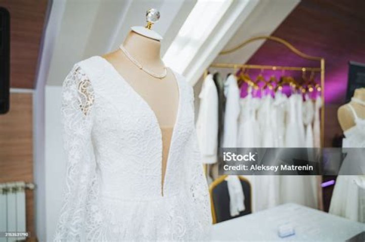 Dress, One-piece garment, Formal wear, Style, Day dress, Gown, Pattern, Grey, Beige, Cocktail dress, 