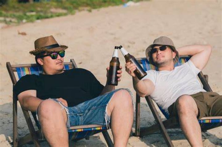 dudes drinking beers bro