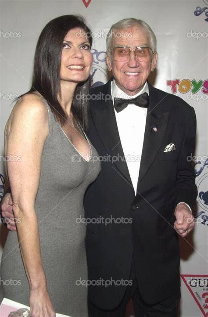 ED MCMAHON with with wife PAM HURN McMAHON , JAY LENO and wife MAVIS