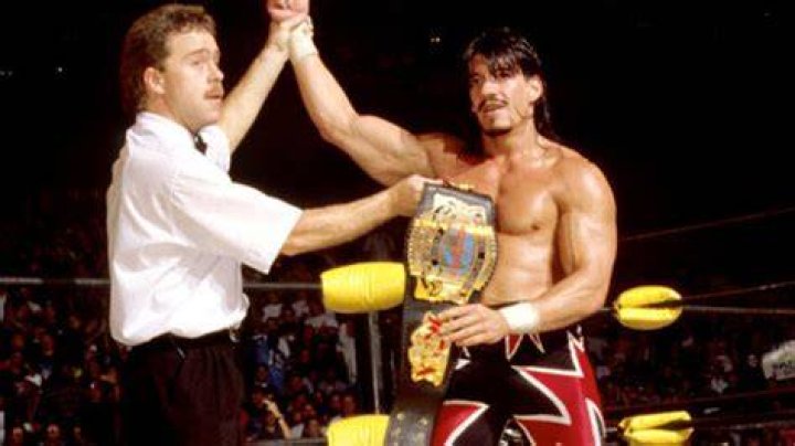 Eddie Guerrero with WCW Cruiserwight Championship.