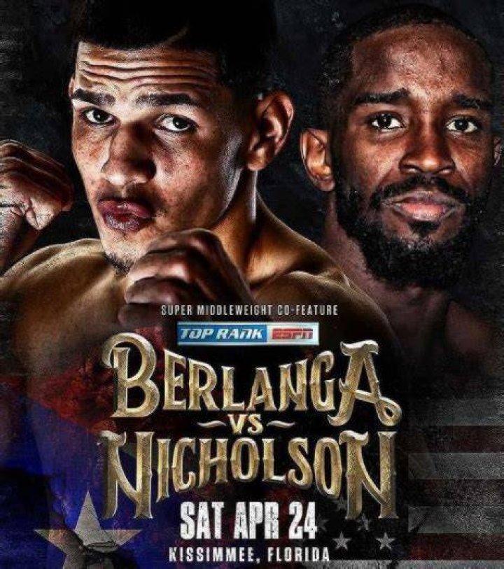 Edgar Berlanga vs Demond Nicholson: Height, Weight, Record, and Every Stat You
Need to Know