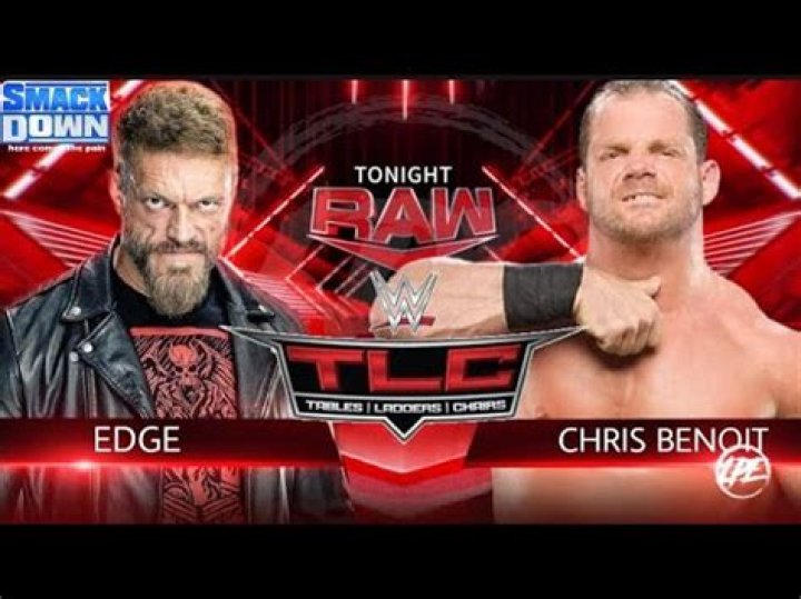 Edge v Chris Benoit v Triple H v Randy Orton v Batista v Chris Jericho New Year's Revolution 2005 Cropped