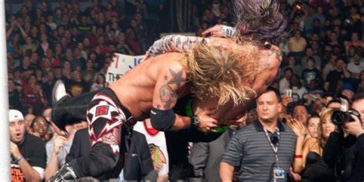 Edge v Jeff Hardy v Triple H Armageddon 2008 Cropped