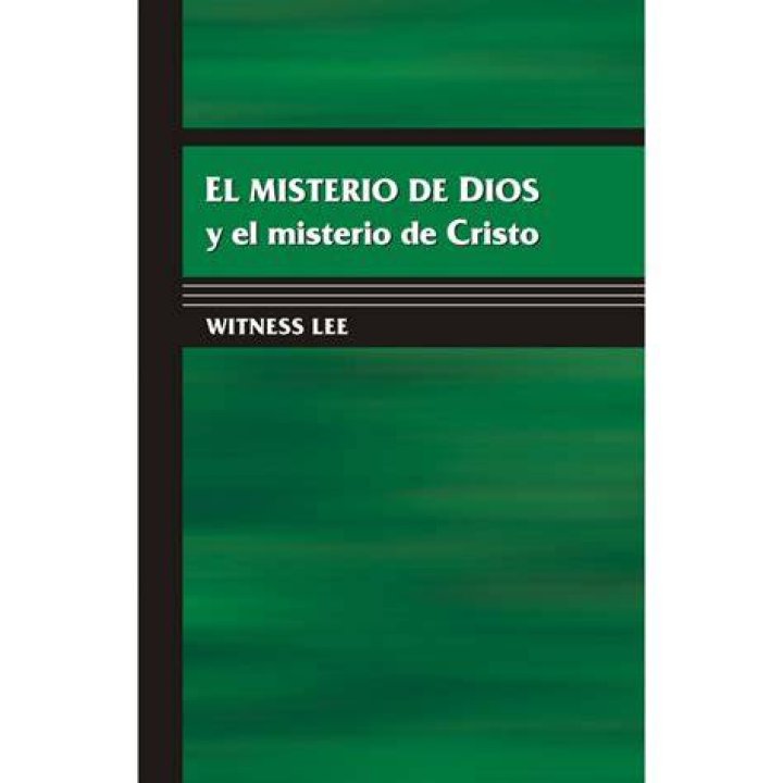 EL MISTERIO DE DIOS Y LA FUENTE DEL AGUA DE LA VIDA