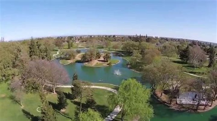 Elk Grove Regional Park Pond Bird view YouTube
