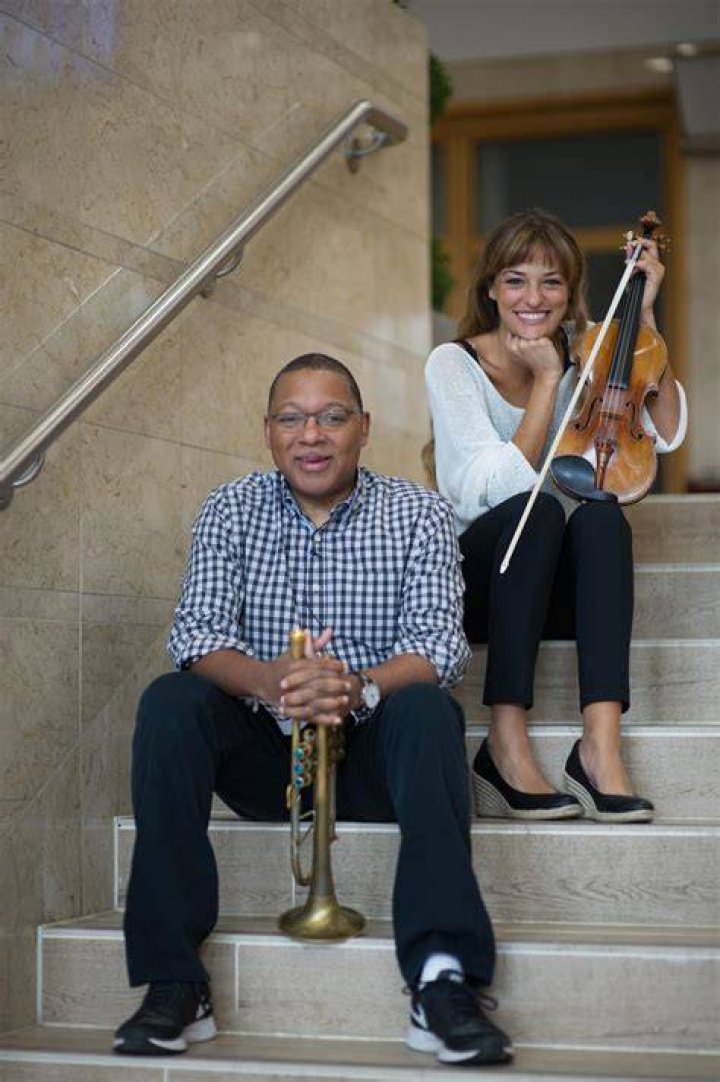 Elliott Forrest with Wynton Marsalis and Nicola Benedetti WQXR
