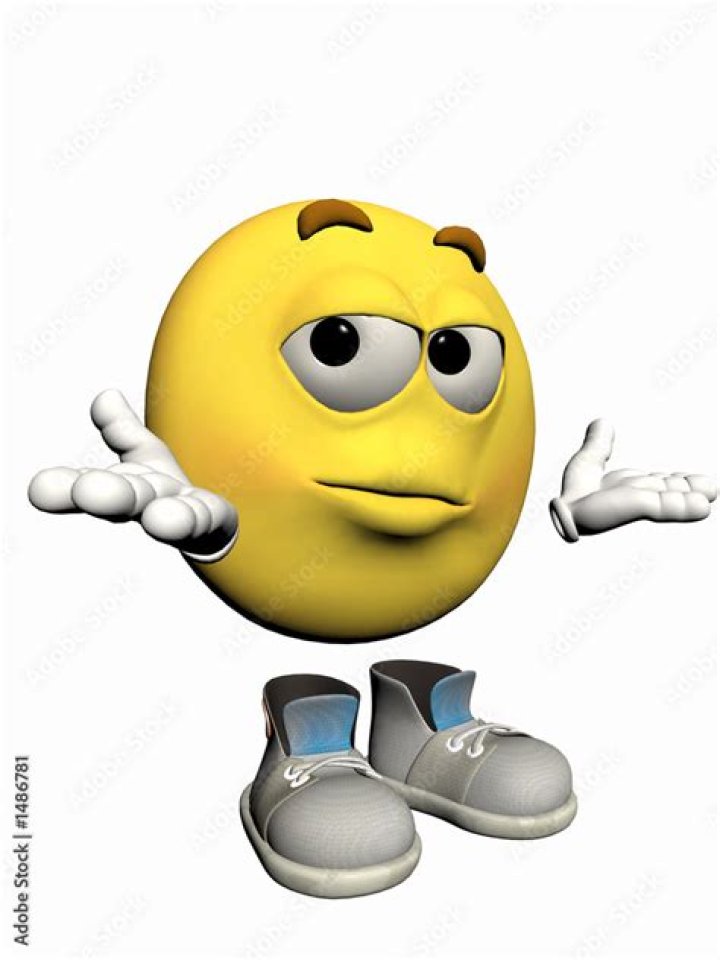 Emoticon Guy, Confused Image & Photo (Free Trial) Bigstock