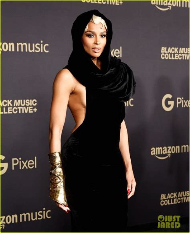EXCLUSIVE: Ciara Goes VERY Bare in Daring Gown at GRAMMYs