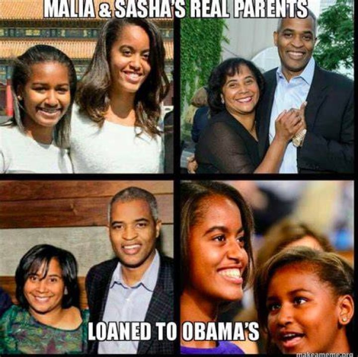 Fake News Malia And Sasha Were NOT Loaned To Obamas By Their Real