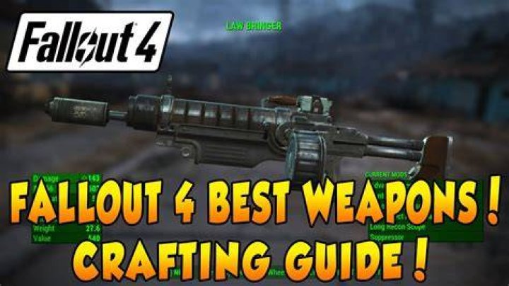 Fallout 4: weapon crafting guide