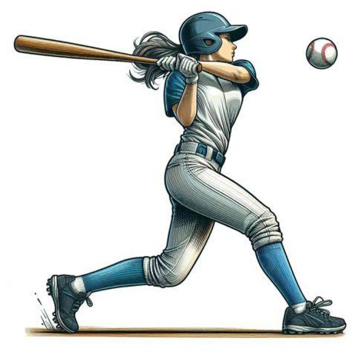 Female baseball player