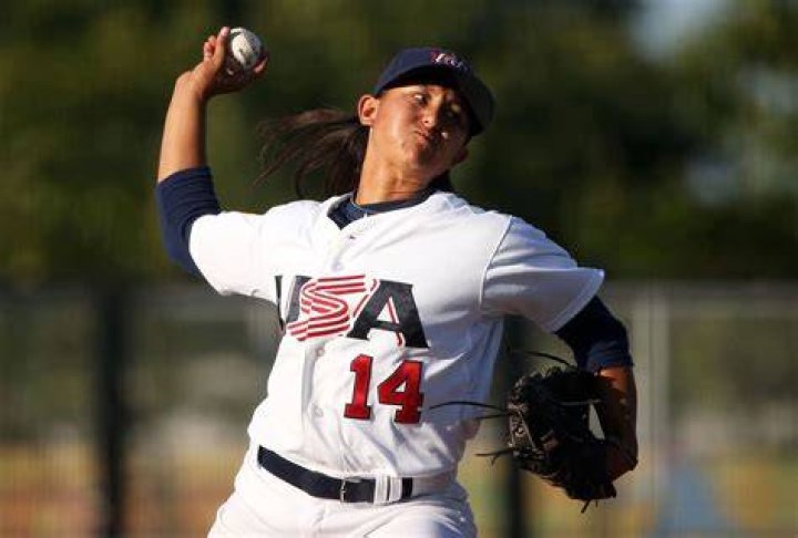 Female baseball players