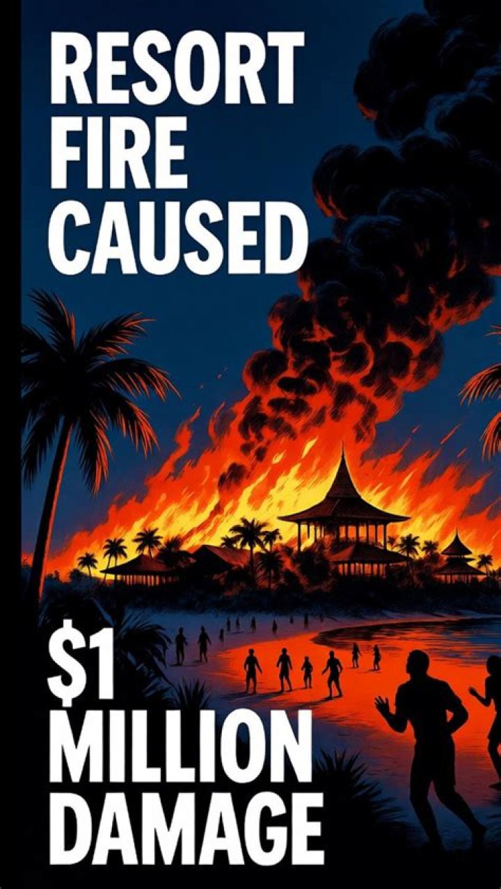 Fiji resort closed after spectacular blaze (+ video)
