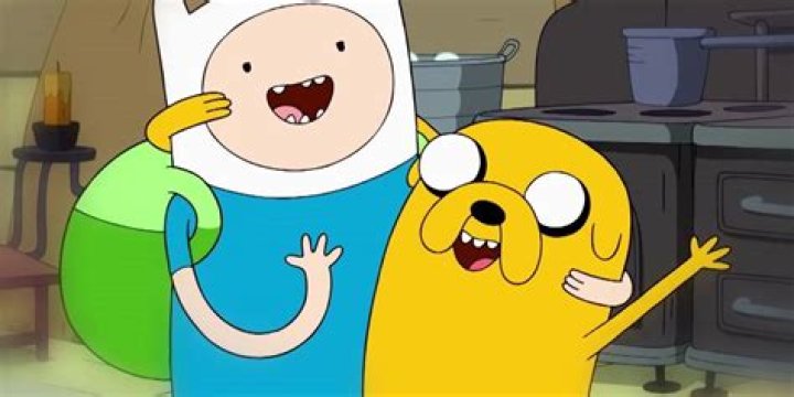 Fin and Jake Hugging And Smiling 
