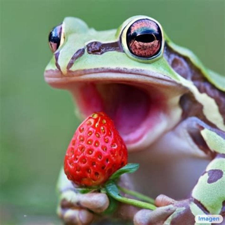 frog eating