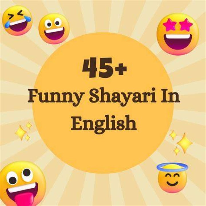 Funny Shayari In English: A Collection Of Witty Verses To Brighten Your Day.