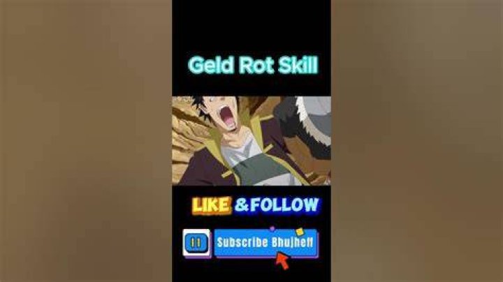 Geld using his Rot Skill