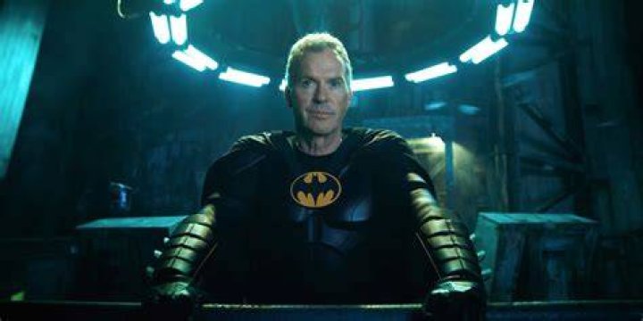 George Clooney in the Batcave as Batman.
