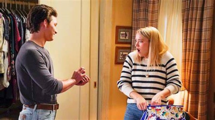 Georgie shows something to a shocking Mandy in Young Sheldon Season 6 finale