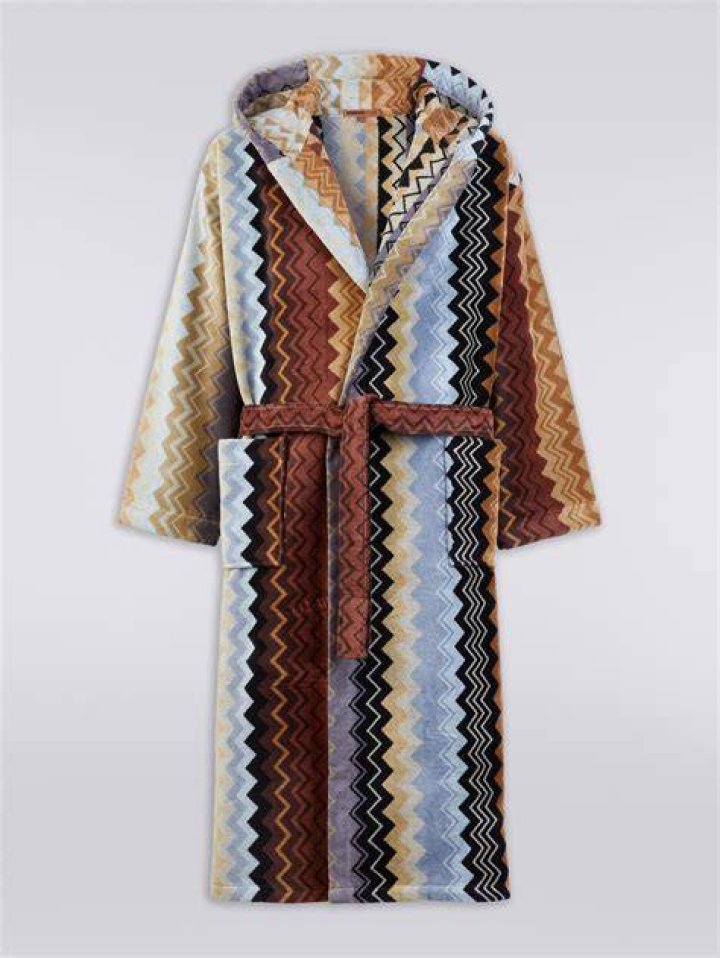 Giacomo Belted Hooded Bathrobe 