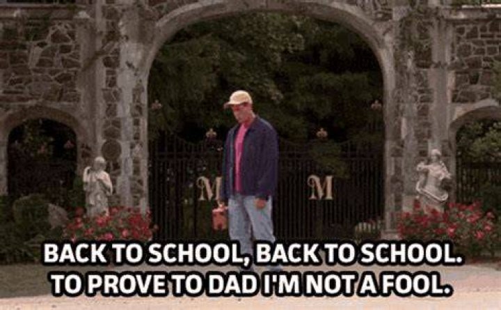 Gif, Billy Madison, back to school
