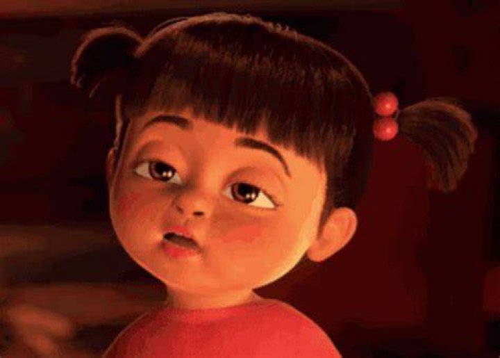 Gif, sleepy Boo from Monsters Inc